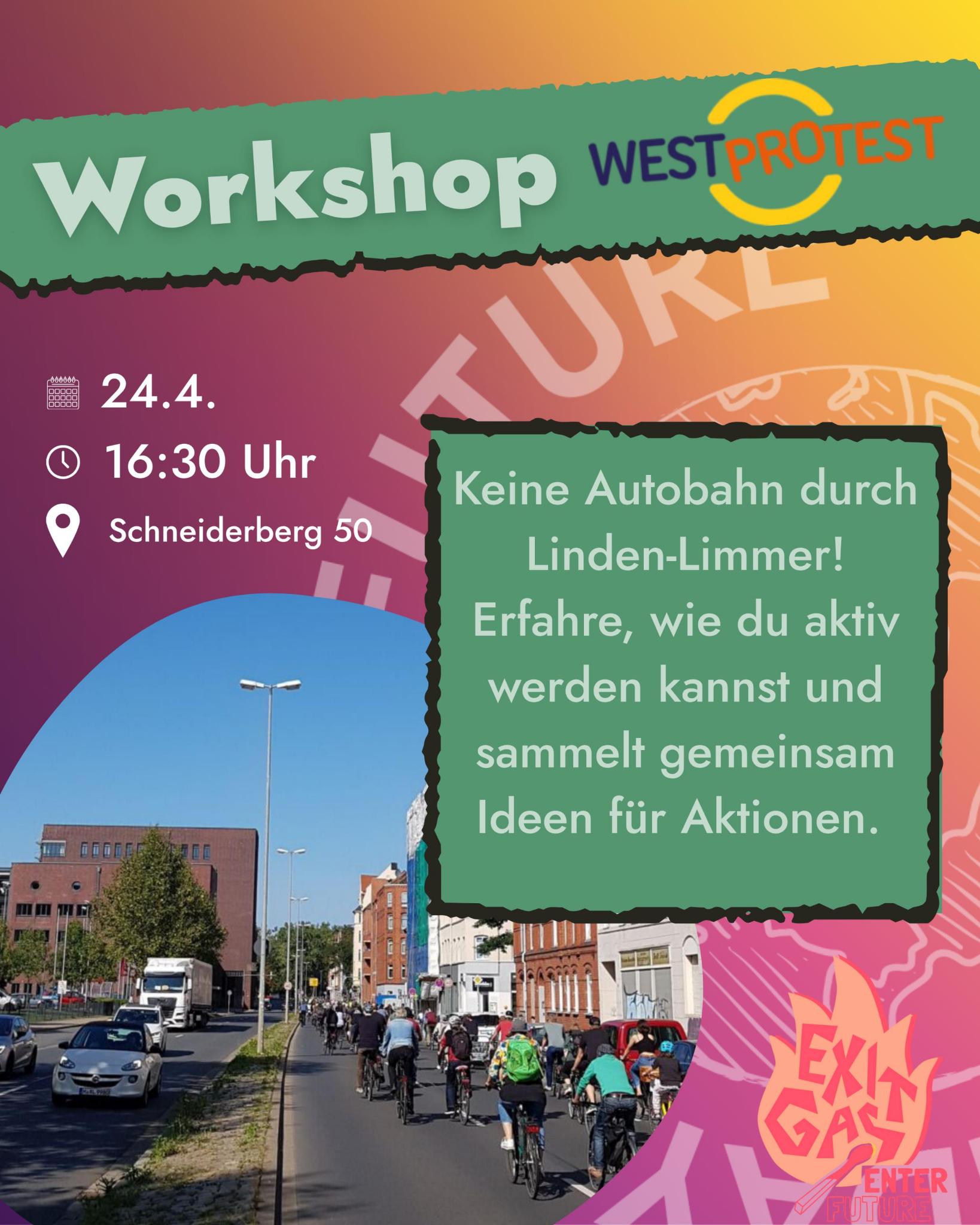 Workshop mit WESTprotest nach der Klimaschutz-Demo