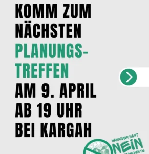 Planungstreffen Nein zur Bezahlkarte Hannover