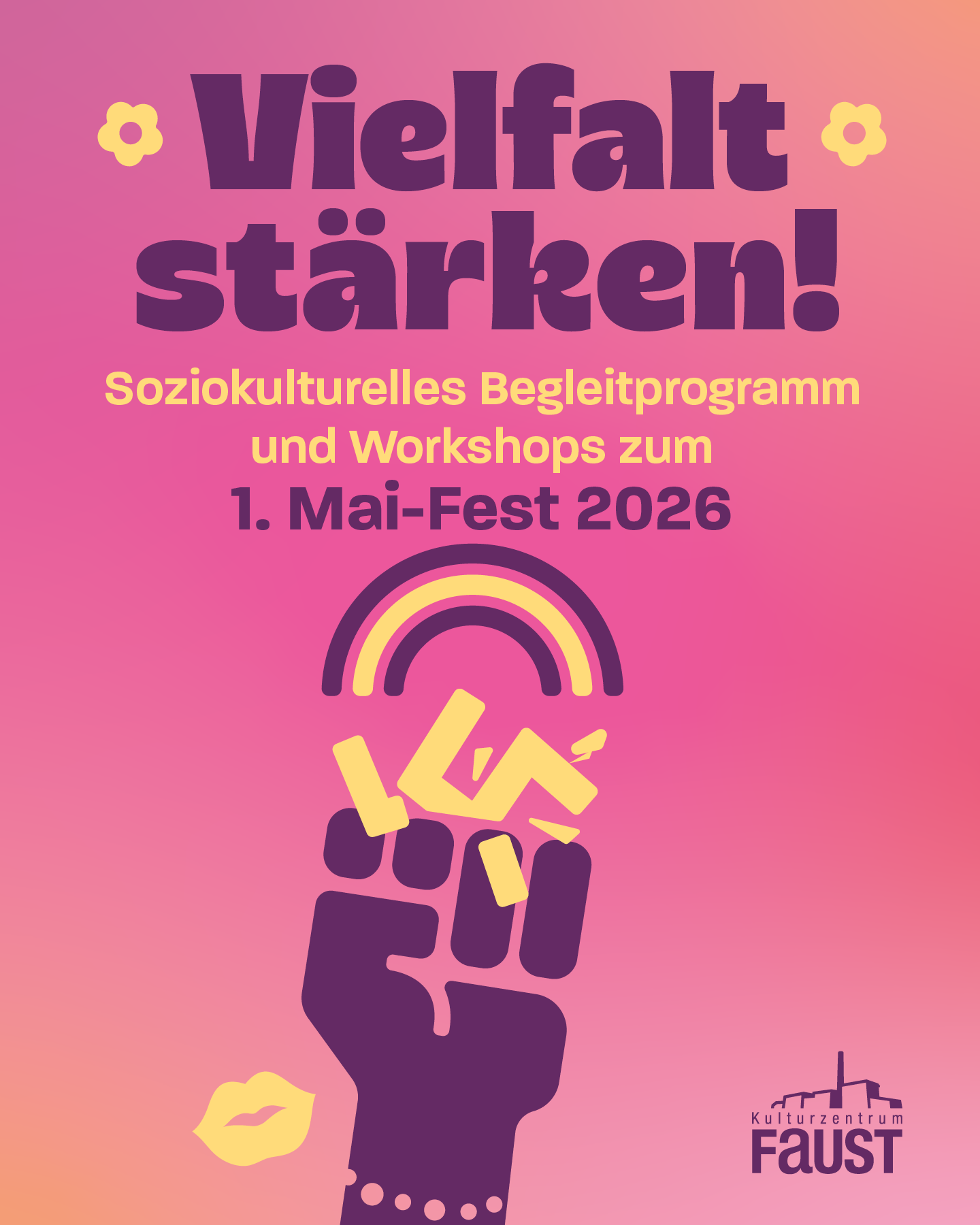 Vielfalt stärken! Begleitprogramm & Workshops zum 1. Mai