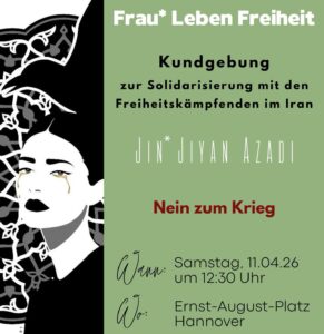Kundgebung zur Solidarisierung mit den Freiheitskämpfenden im Iran