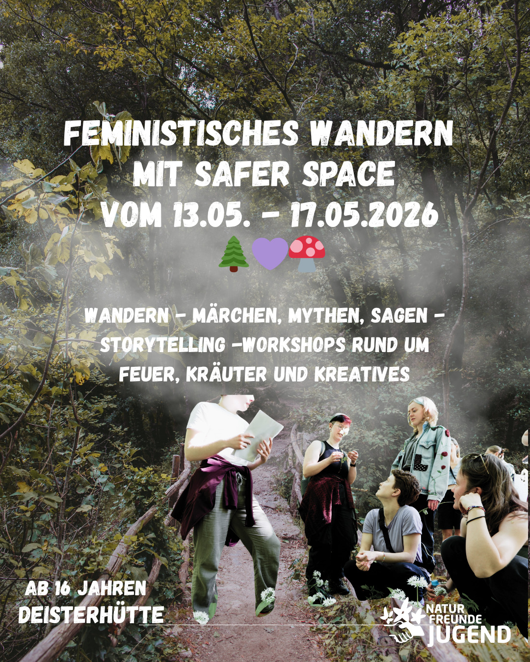Feministisches Wandern mit Safer Space