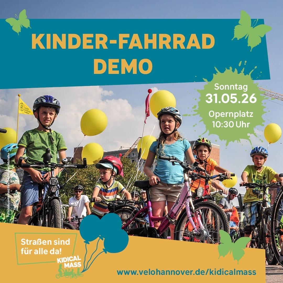 KidicalMass Kinder-Fahrrad-Demo