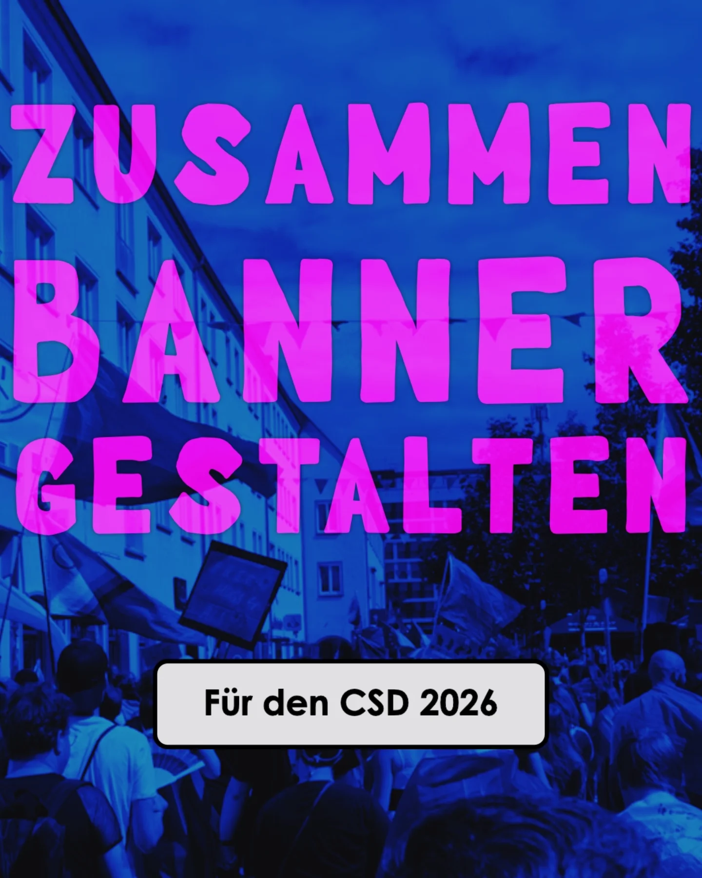 Zusammen Banner gestalten für den CSD