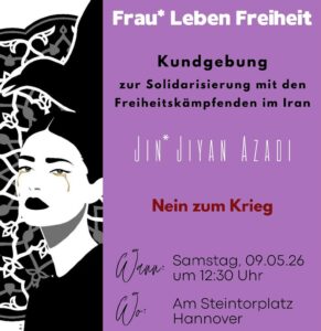 Kundgebung zur Solidarisierung mit den Freiheitskämpfenden im Iran