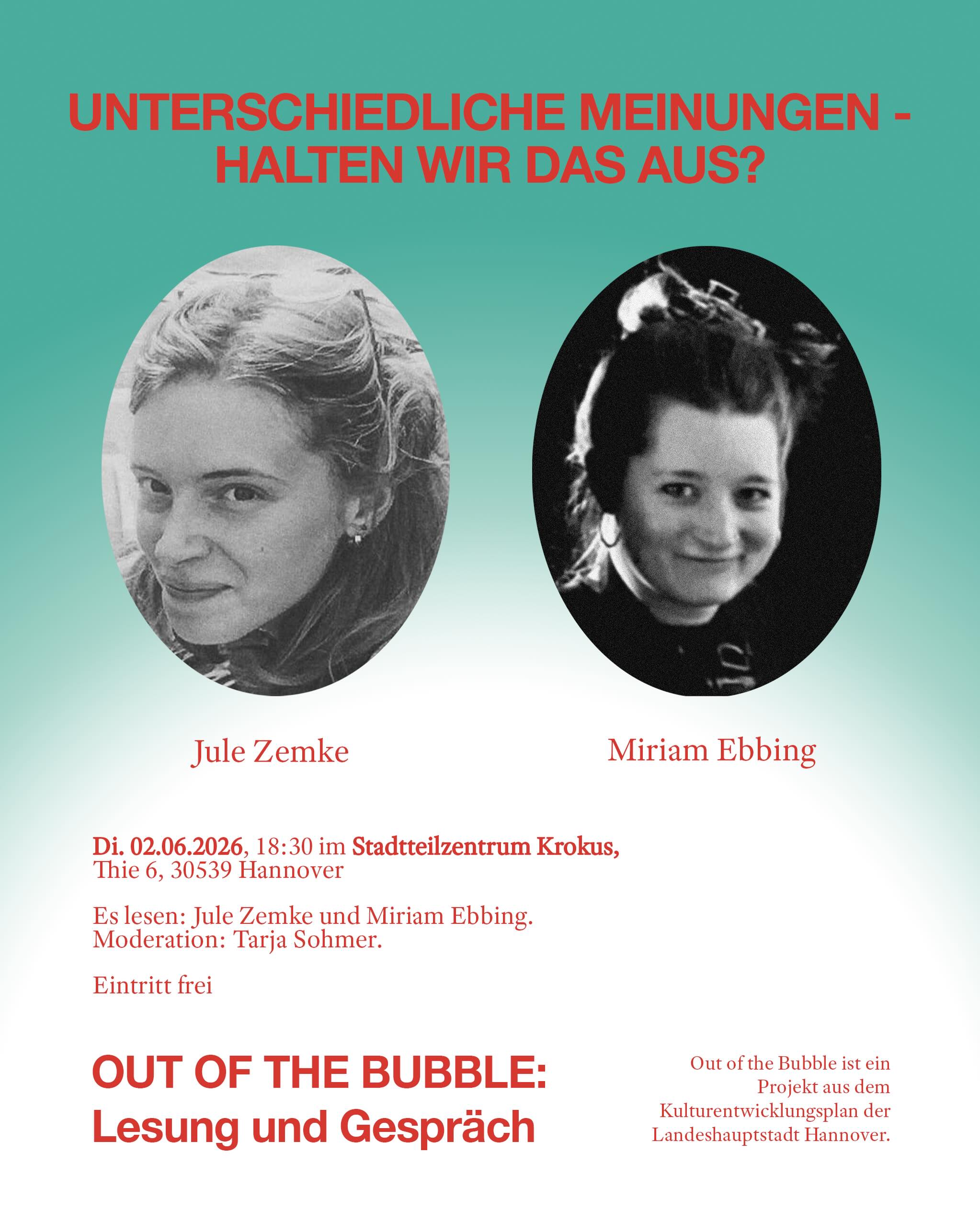 Unterschiedliche Meinungen - Halten wir das aus?