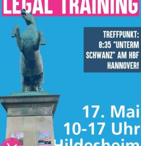 Legal Training zur Ende Gelände Massenaktion (gemeinsame Anreise nach Hildesheim)