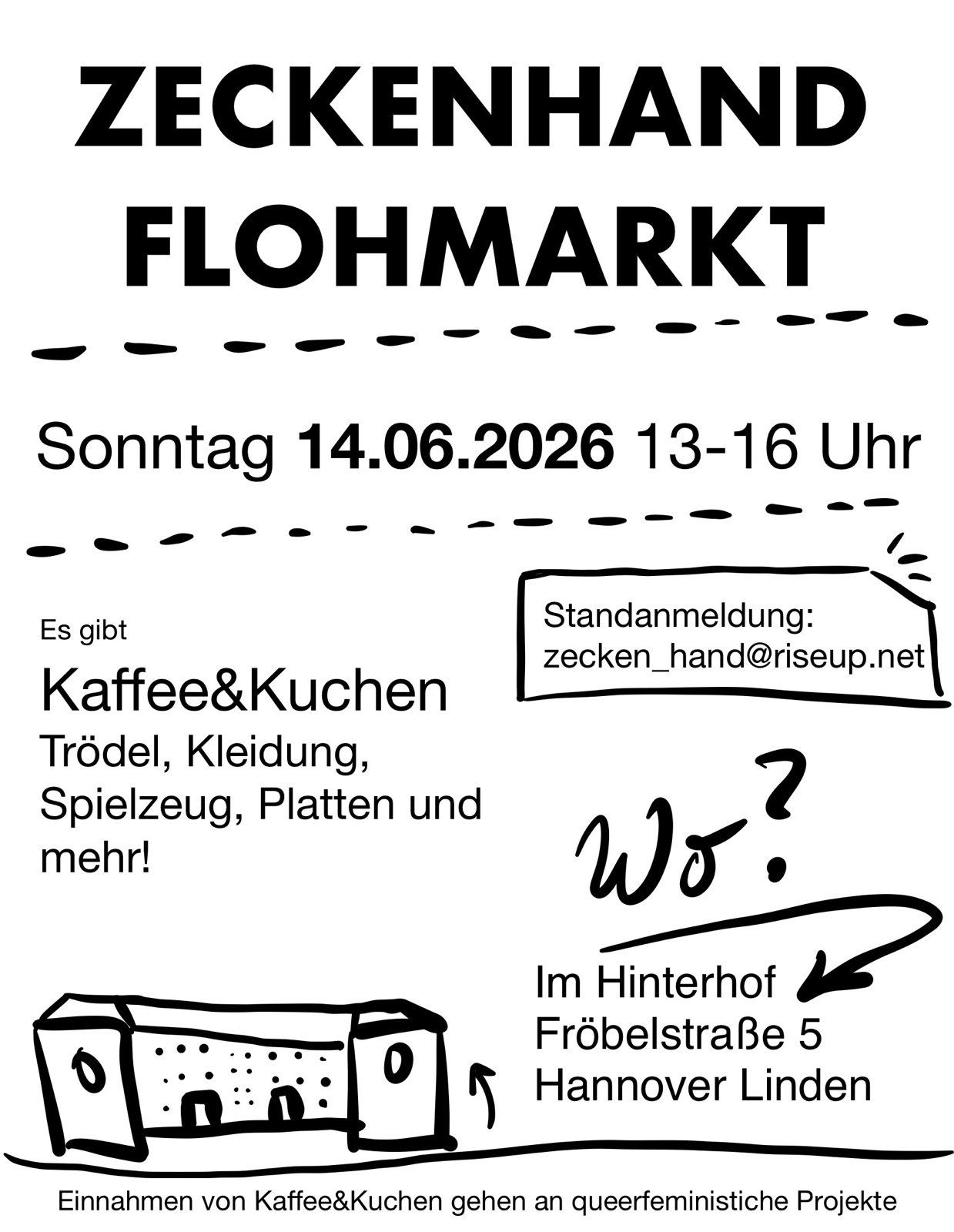 Zeckenhand Flohmarkt