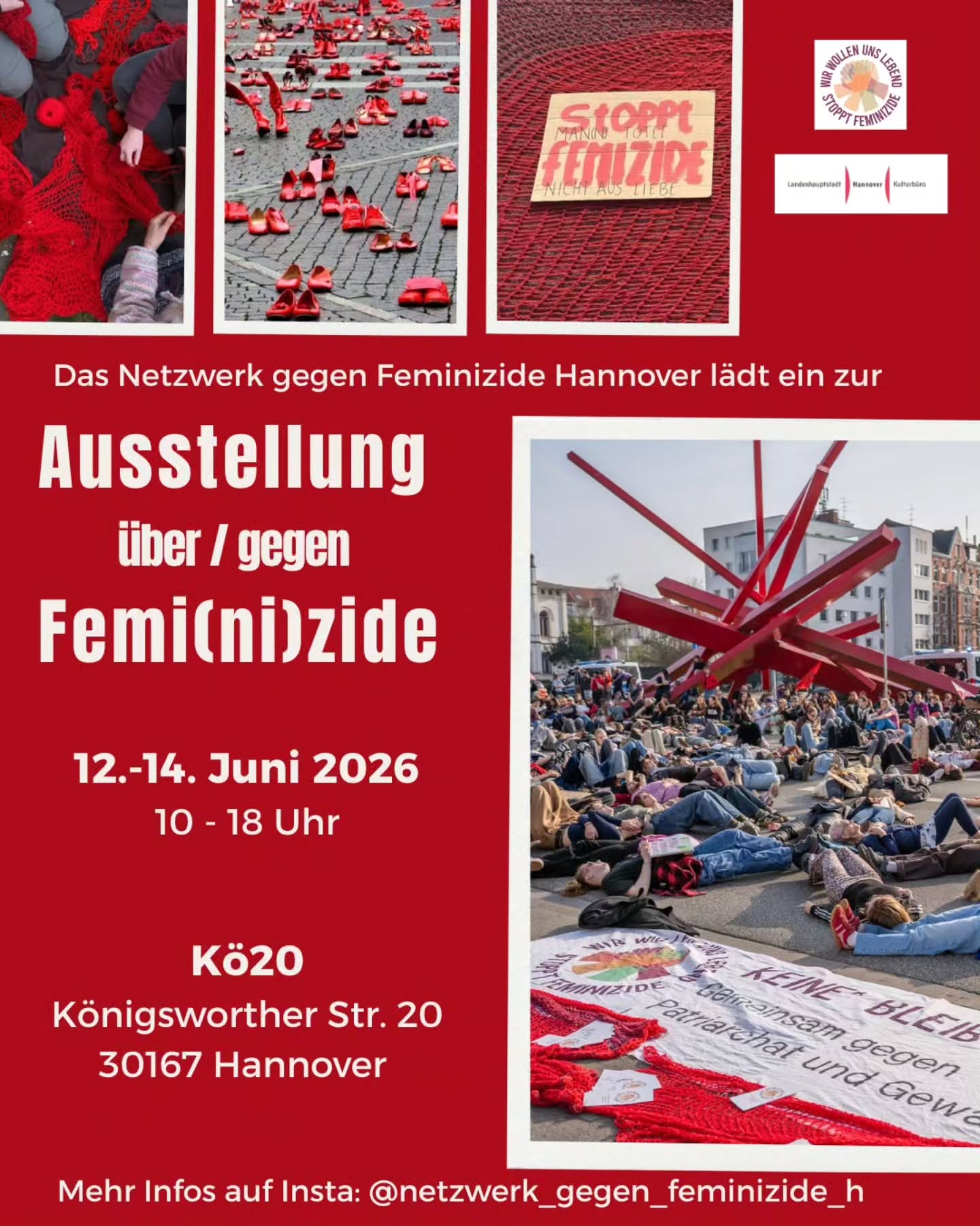 Ausstellung über / gegen Femi(ni)zide