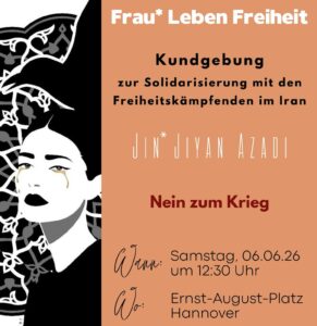 Kundgebung zur Solidarisierung mit den Freiheitskämpfenden im Iran