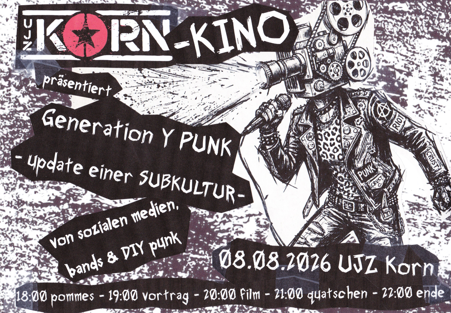 Generation Y Punk – Update einer Subkultur: Pommes, Vortrag & Film