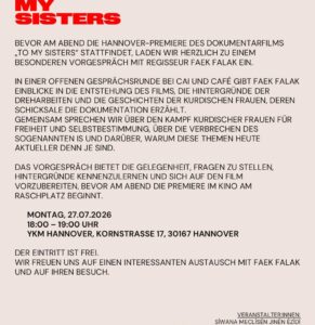 To my Sisters – Vorgespräch mit Regisseur Faek Falak