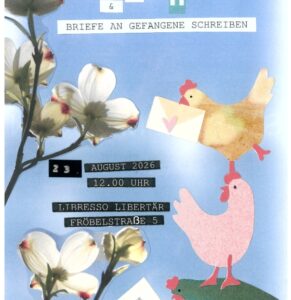 Antirepressions-Brunch und Briefe an Gefangene schreiben