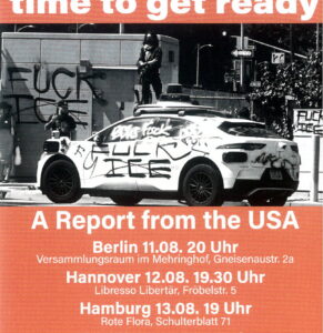 „time is tight. it’s time to get ready“- A report from the USA