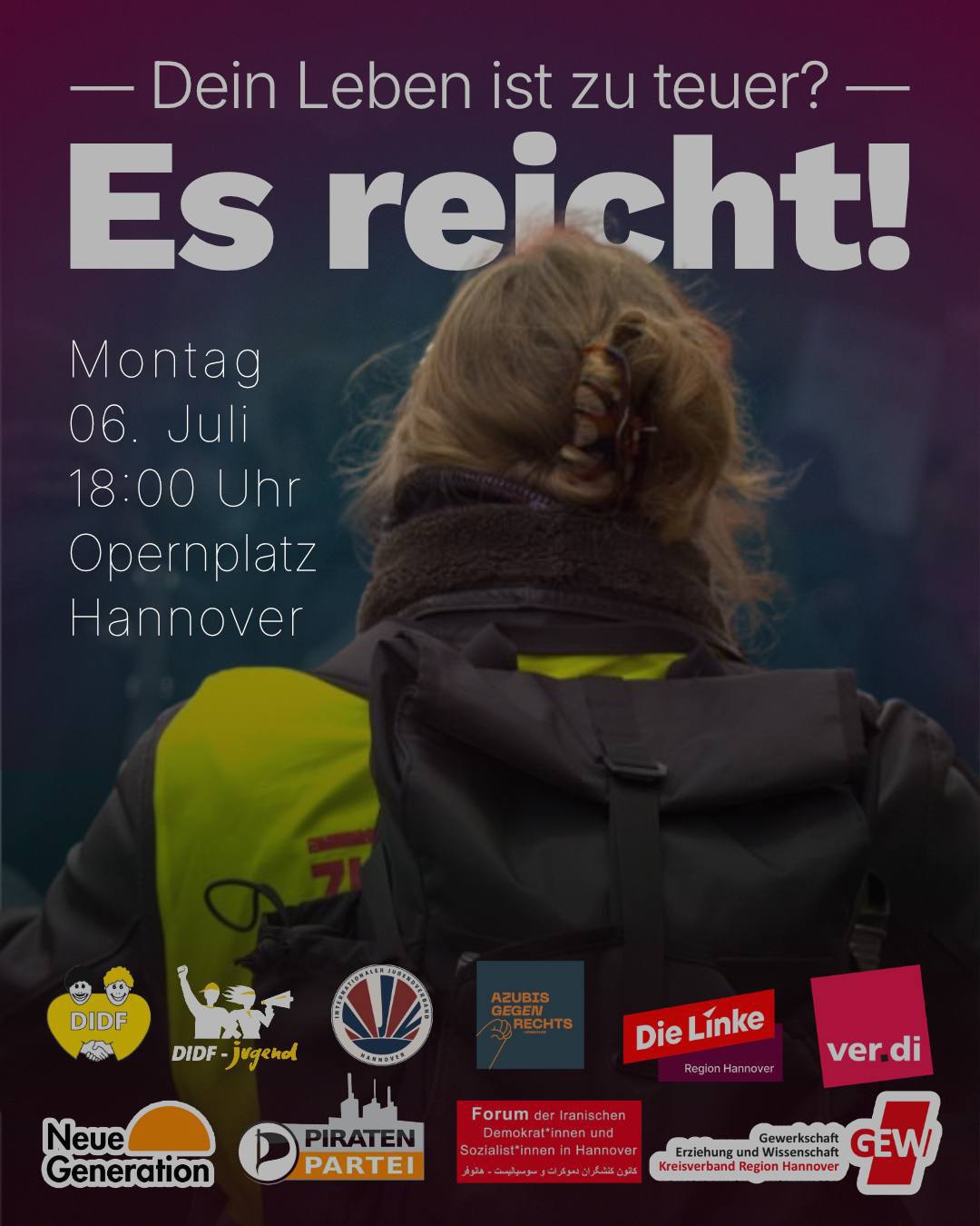 Es reicht!