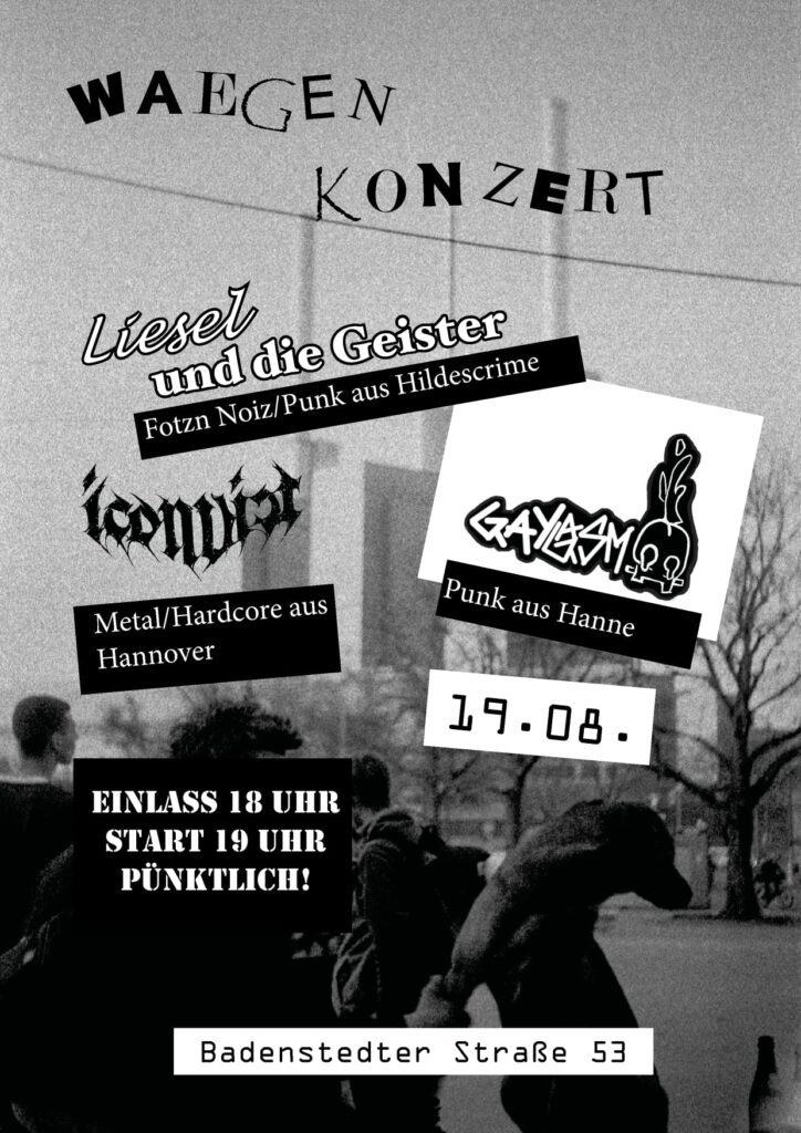 Wagenplatz Punk/Hardcore/ Fotzn Noise Konzert