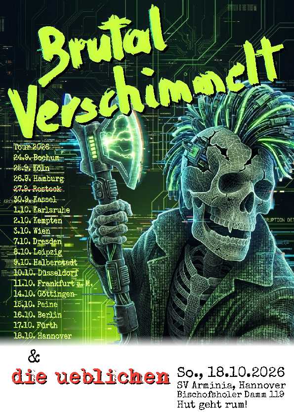 Punkrock mit brutal verschimmelt & die ueblichen