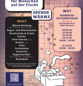 Wintersammelaktion für Menschen auf der Flucht