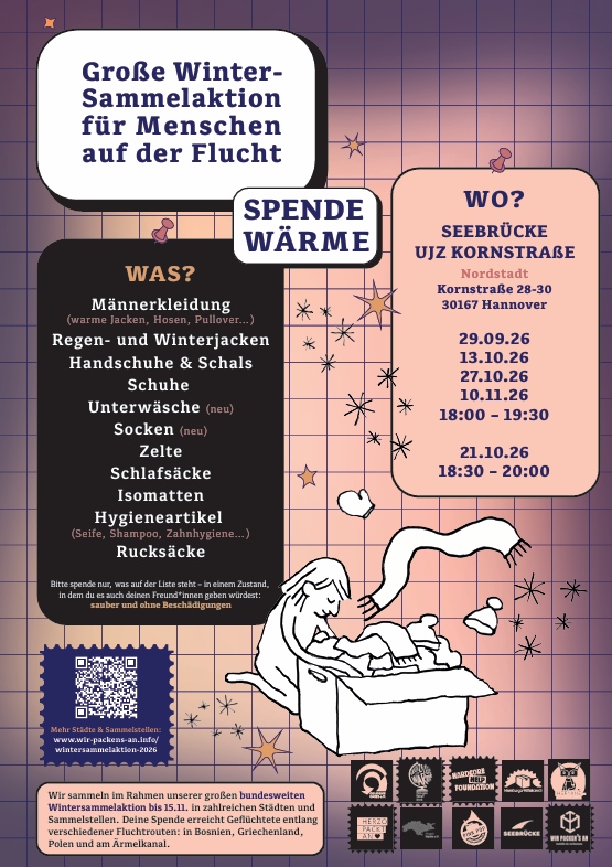 Wintersammelaktion für Menschen auf der Flucht