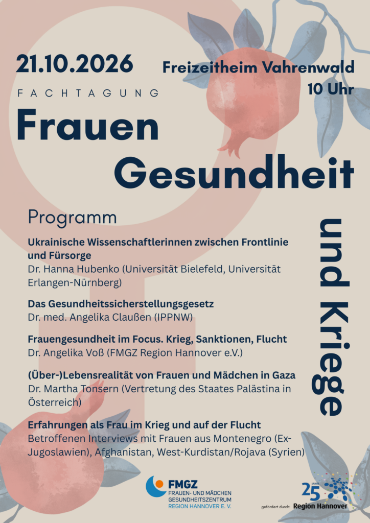 Fachtagung: Frauengesundheit und Kriege