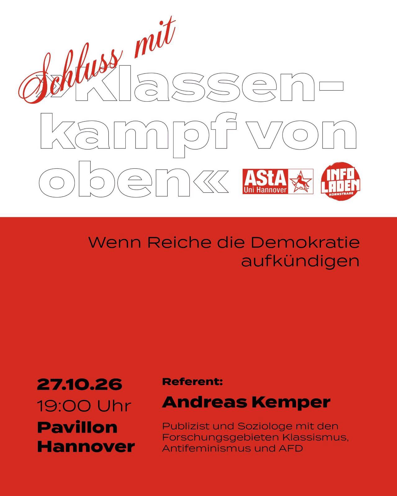 Schluss mit »Klassenkampf von oben« - Wenn Reiche die Demokratie aufkündigen
