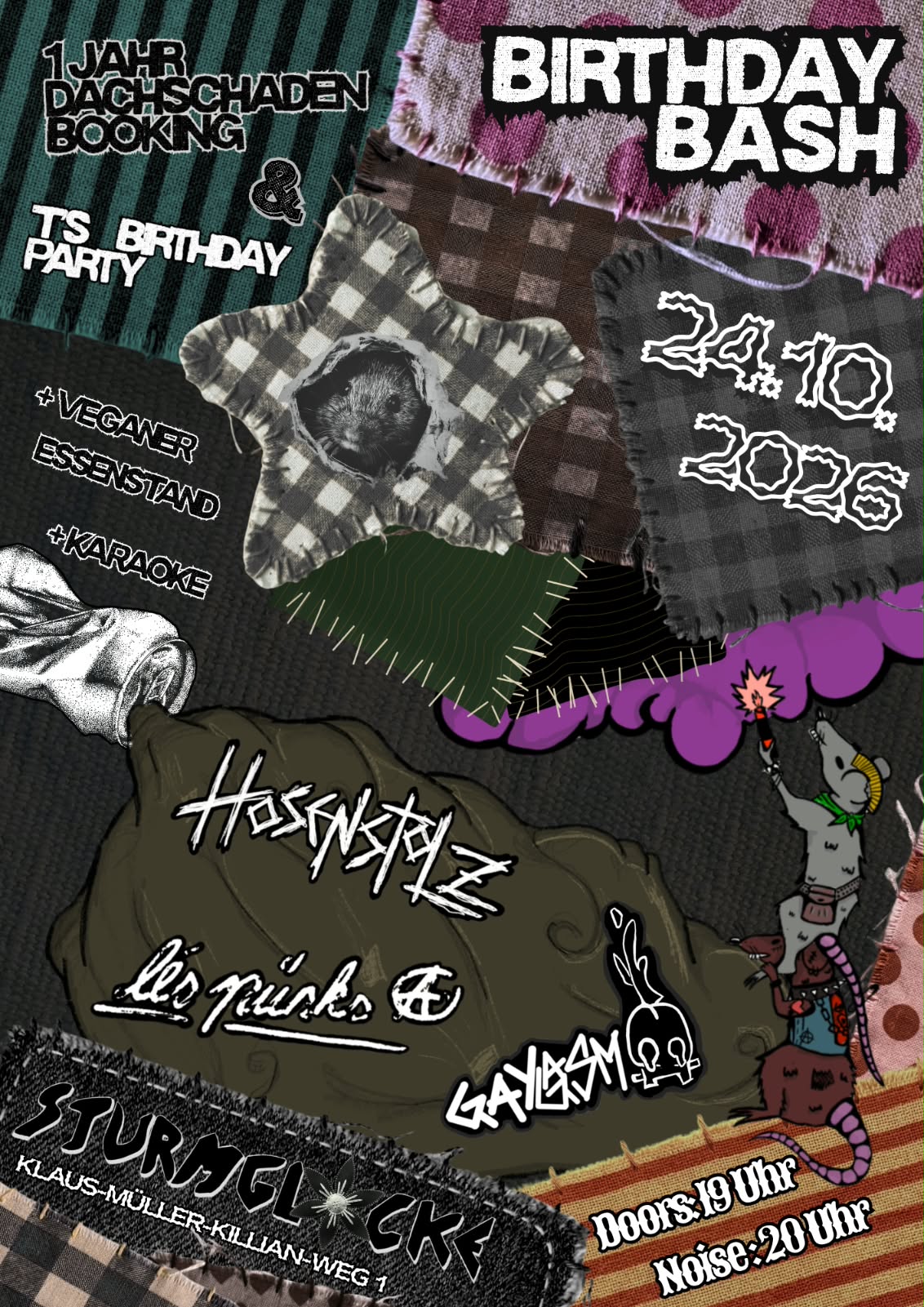 Birthday Bash - 1Jahr Dachschaden Booking